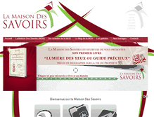 Tablet Screenshot of lamaisondessavoirs.com